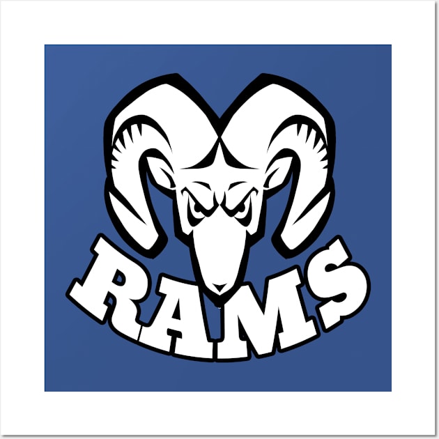 Rams mascot Wall Art by Generic Mascots